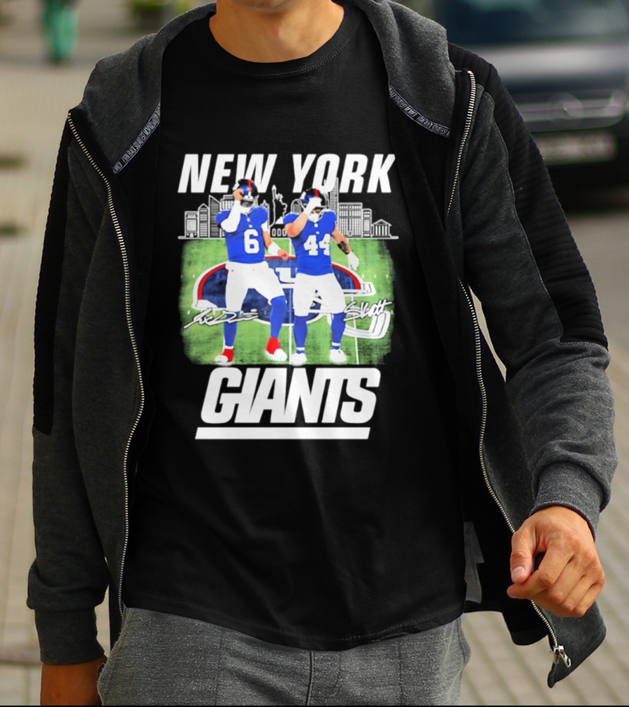 New York Giants Jaxson Cam Signatures Stadium T-Shirt