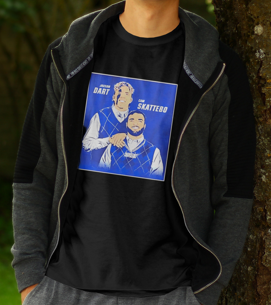 Jaxson Dart Cam Skattebo Step Brothers New York Giants Comedy T-Shirt