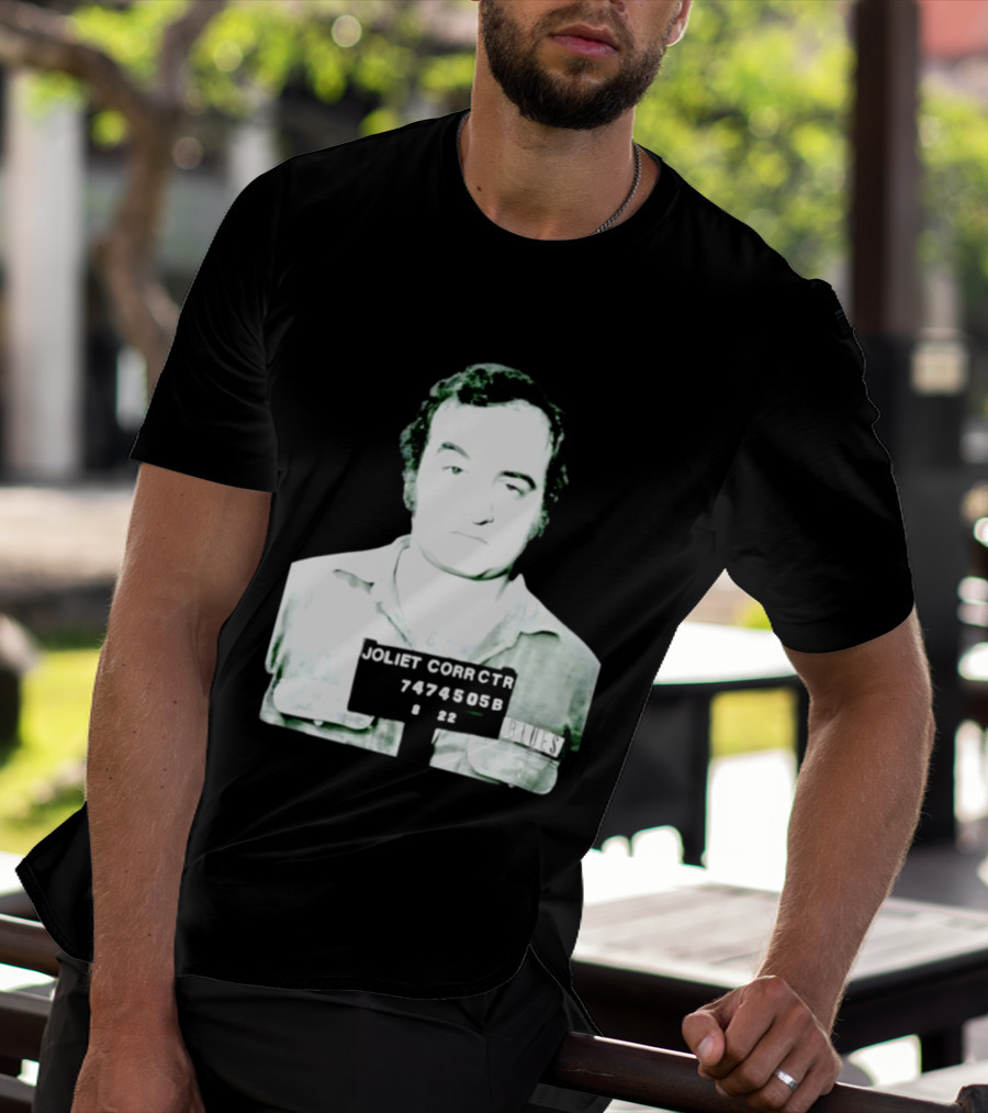 John Belushi Joliet Correctional Blues Shot 7474505B T-Shirt
