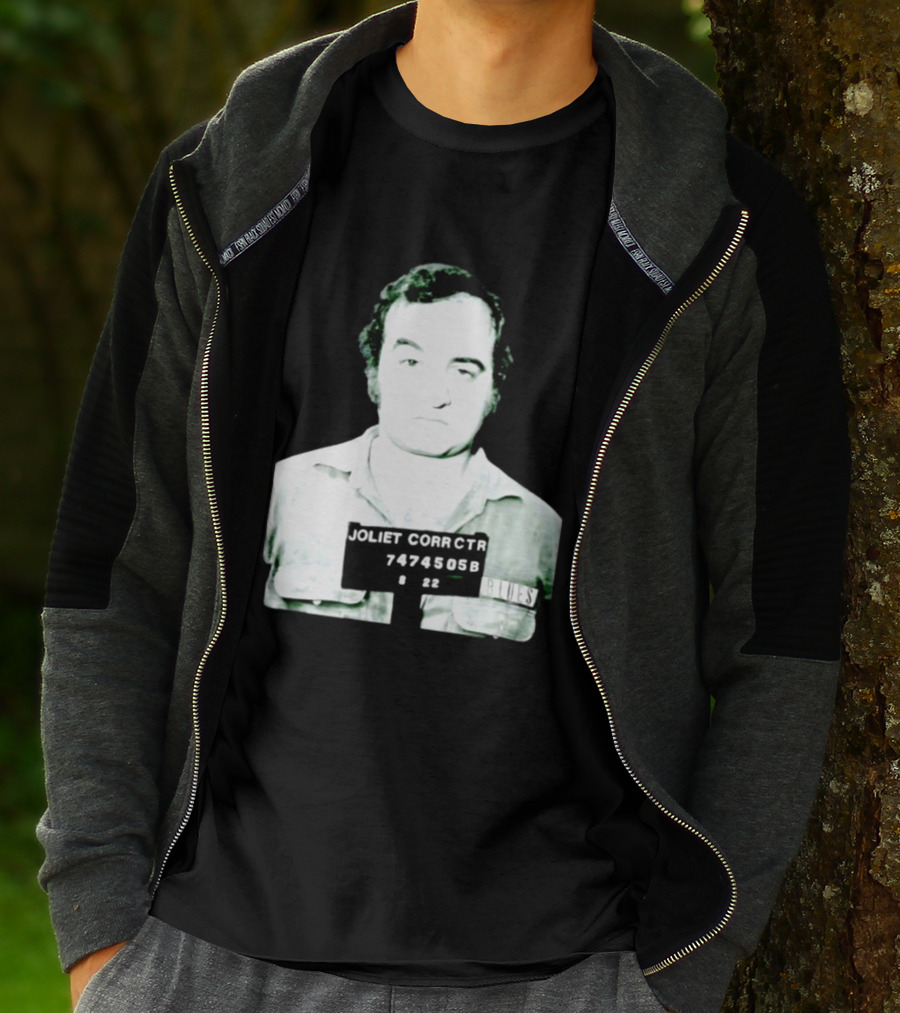 John Belushi Joliet Correctional Blues Shot 7474505B T-Shirt