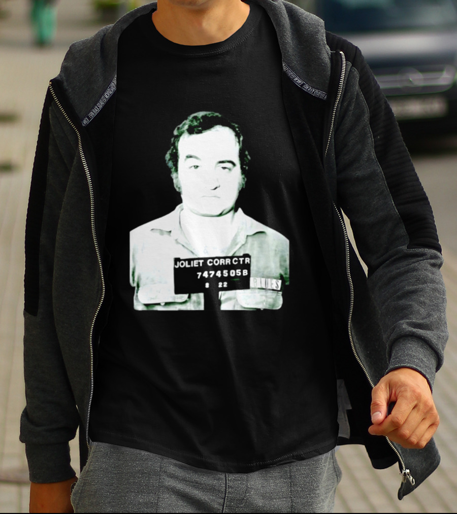 John Belushi Joliet Correctional Blues Shot 7474505B T-Shirt