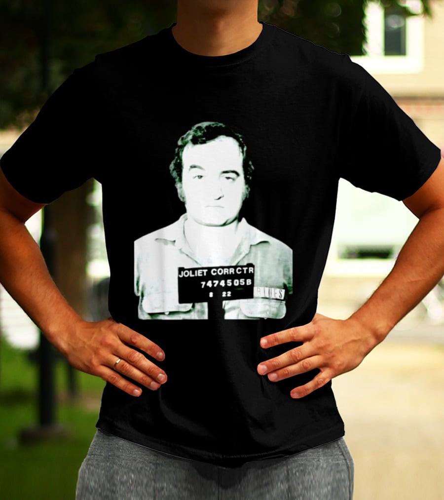 John Belushi Joliet Correctional Blues Shot 7474505B T-Shirt