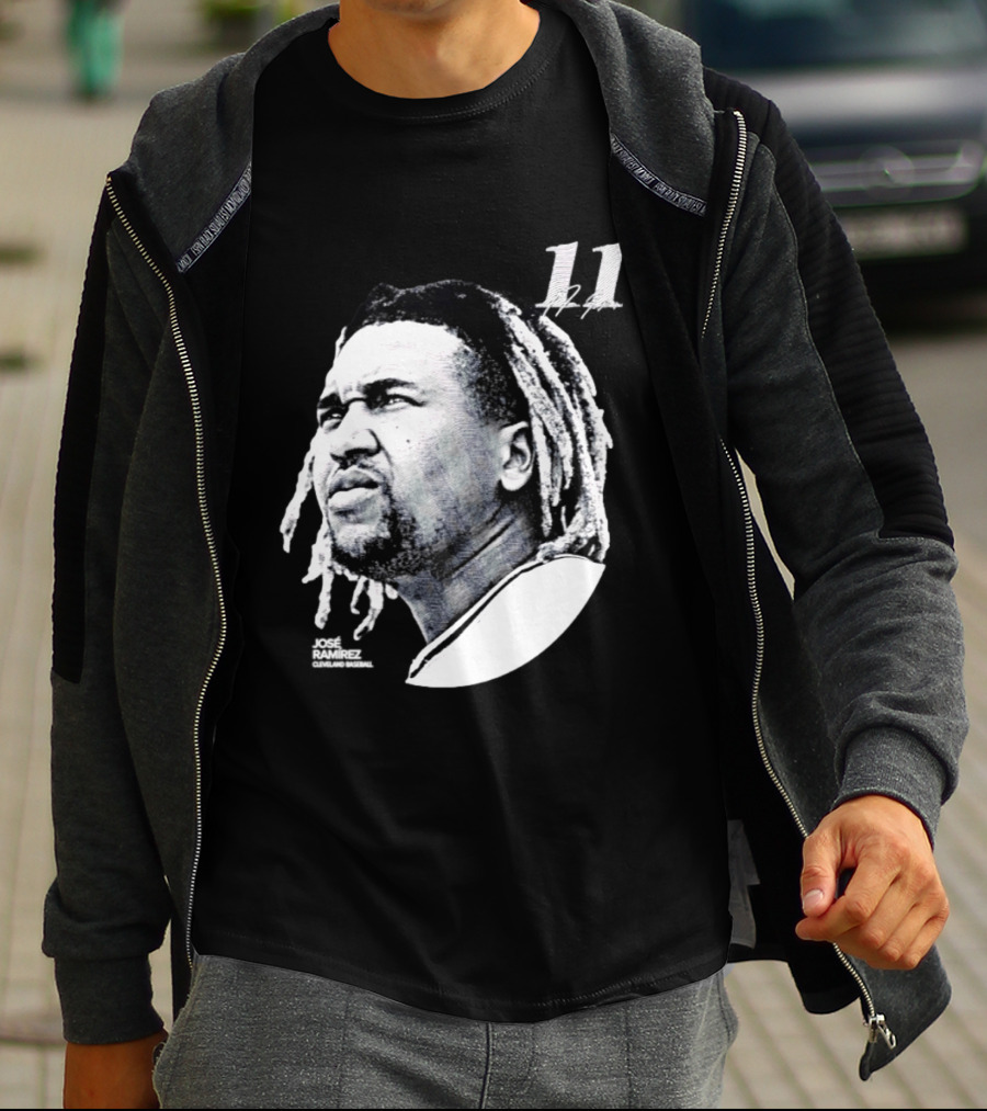 Jose Ramirez Cleveland Guardians 2026 Lineage Series 11 T-Shirt