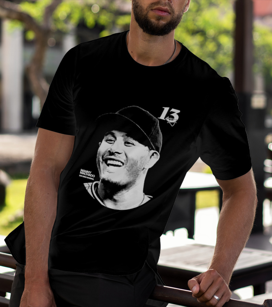 Manny Machado 13 San Diego Padres MLB Lineage Series 2026 T-Shirt