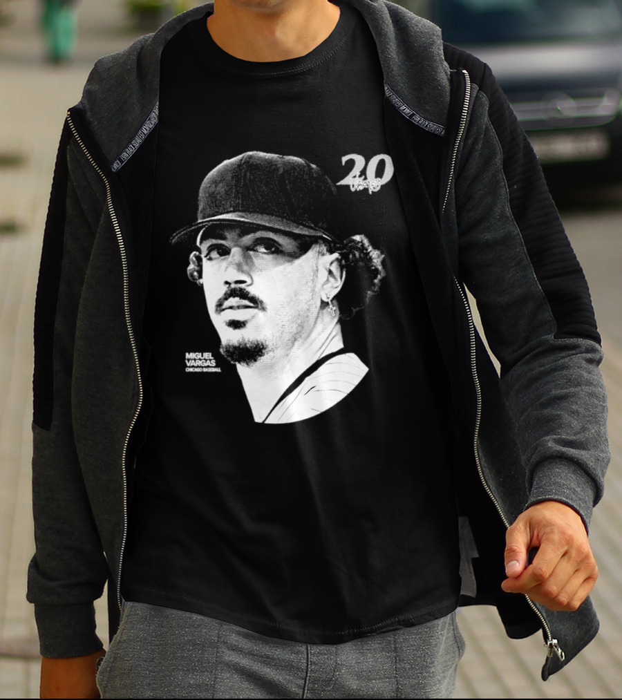 Miguel Vargas 20 Chicago White Sox MLB 2026 Lineage Series T-Shirt
