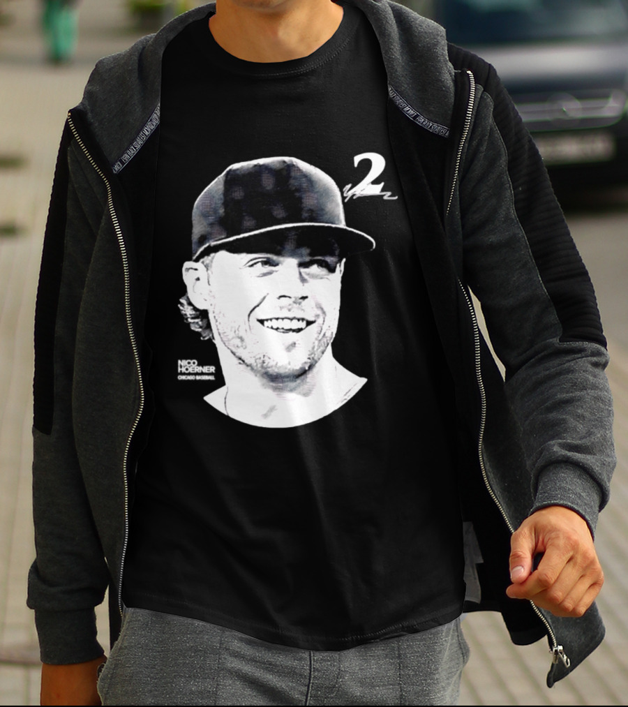 Chicago Cubs Nico Hoerner 2 MLB 2026 Lineage Series T-Shirt