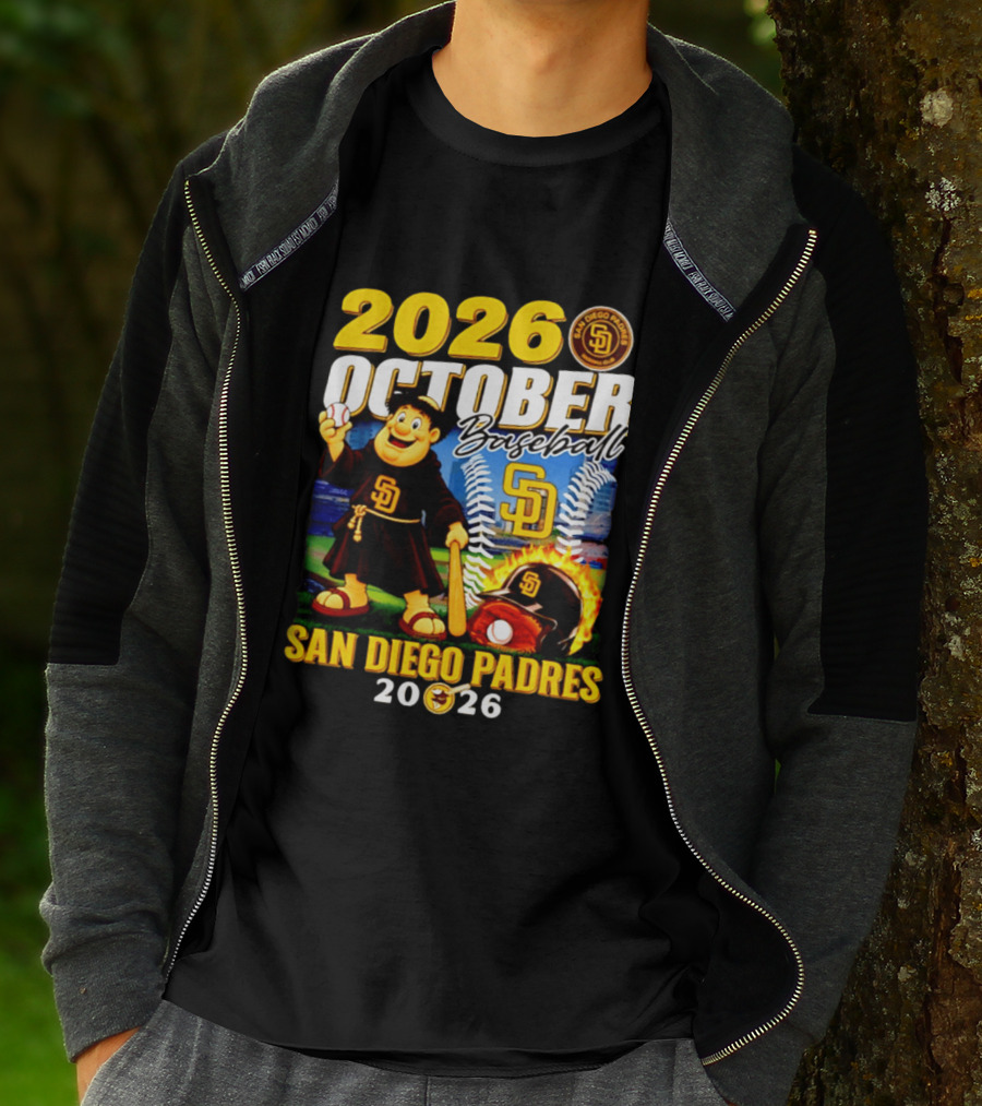 San Diego Padres 2026 October Baseball Postseason T-Shirt