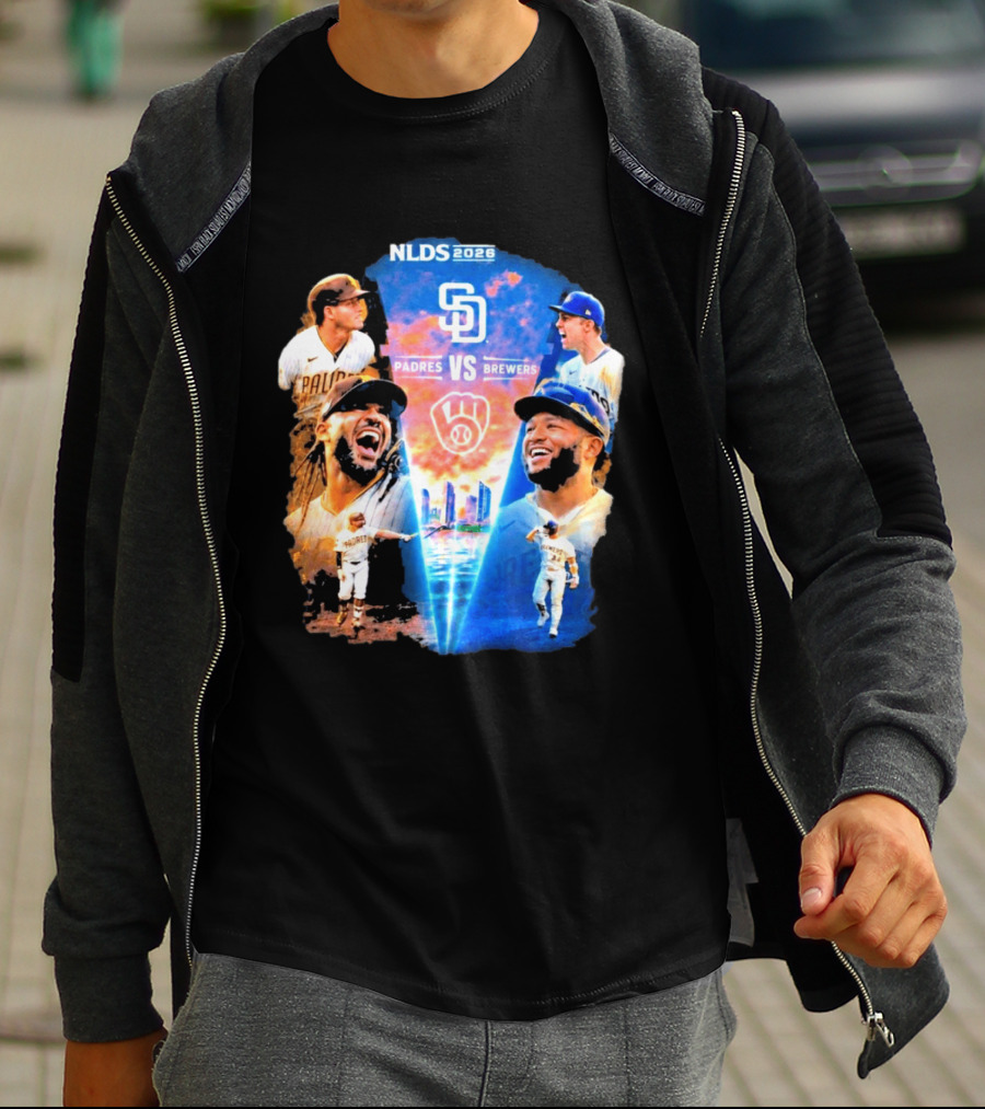 NLDS 2026 San Diego Padres Vs Milwaukee Brewers Showdown T-Shirt