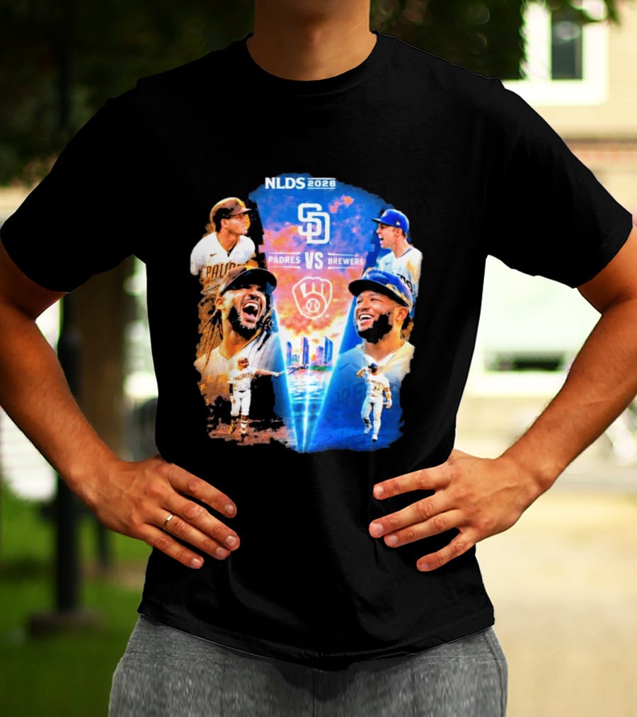 NLDS 2026 San Diego Padres Vs Milwaukee Brewers Showdown T-Shirt