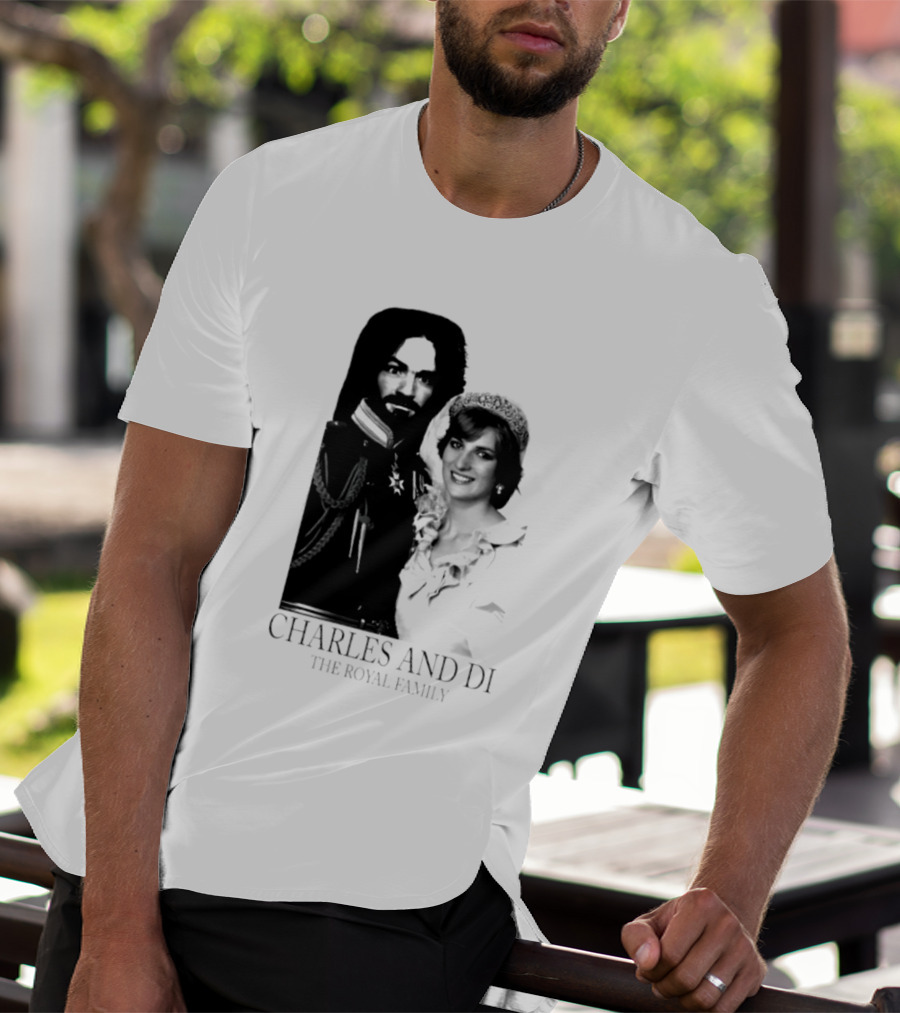 Charles Manson And Princess Diana Charles And Di The Royal Family T-Shirt