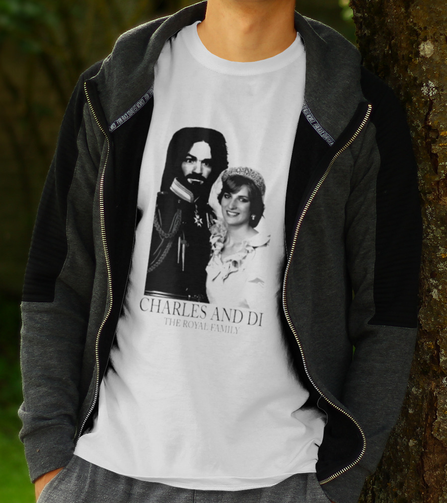 Charles Manson And Princess Diana Charles And Di The Royal Family T-Shirt
