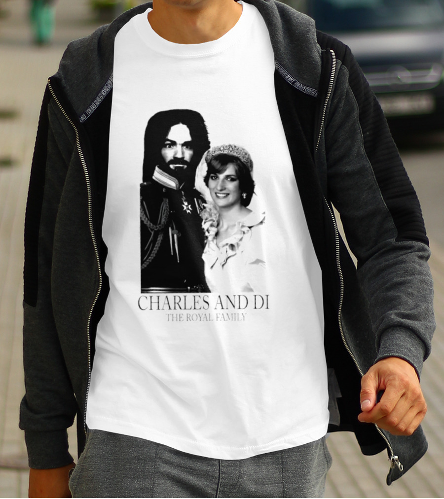 Charles Manson And Princess Diana Charles And Di The Royal Family T-Shirt
