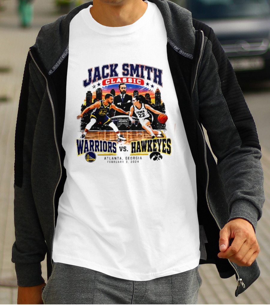 Jack Smith Classic Warriors Vs Hawkeyes Atlanta February 3 2024 T-Shirt