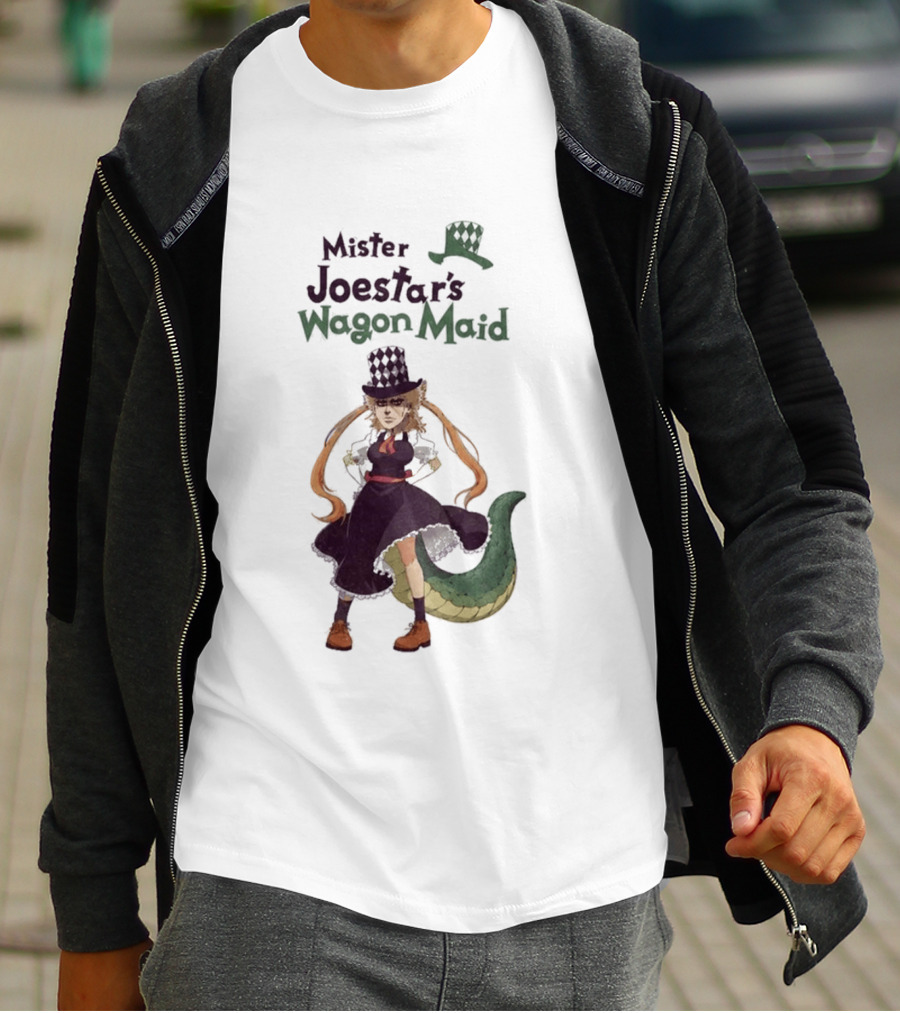 Mister Joestar's Wagon Maid Robert E. O. Speedwagon T-Shirt