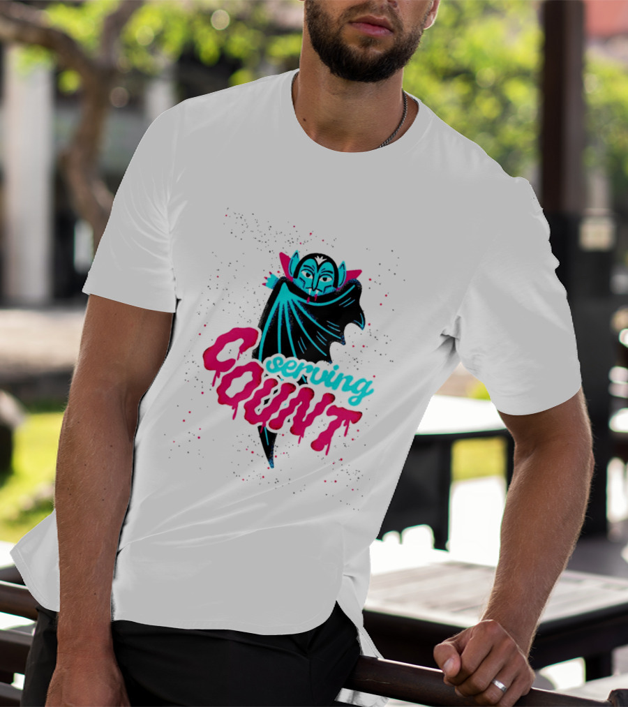 Serving Cunt Dracula Vampire Pastel Gothic Halloween T-Shirt