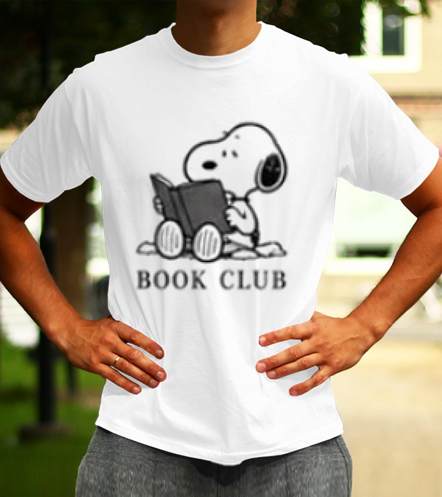 Snoopy Just One More Chapter Book Club For Peanuts And Bookish Fans T-Shirt