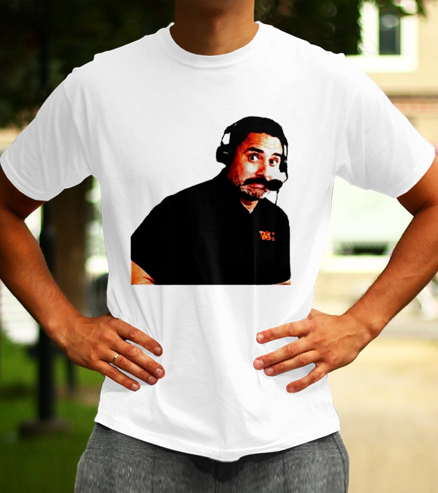 Steve Sarkisian Headset Shocked Longhorns Face Meme T-Shirt