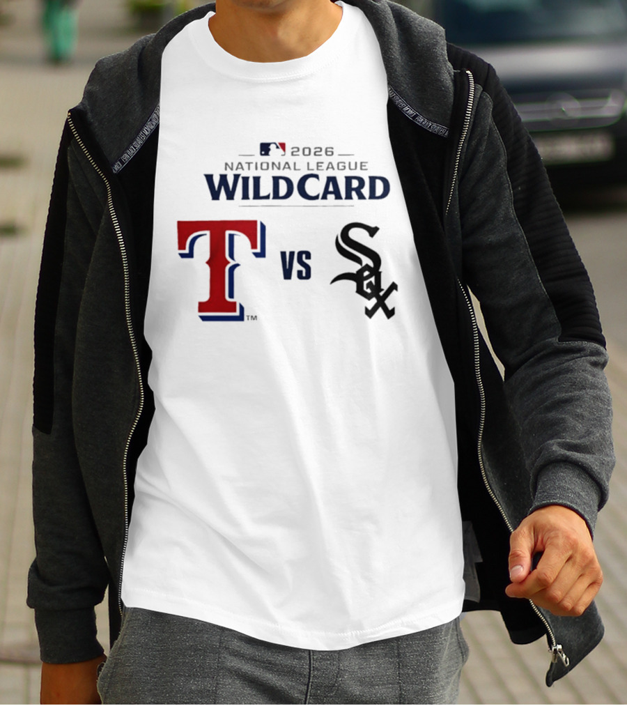 2026 MLB National League Wild Card Texas Rangers Vs Chicago White Sox T-Shirt