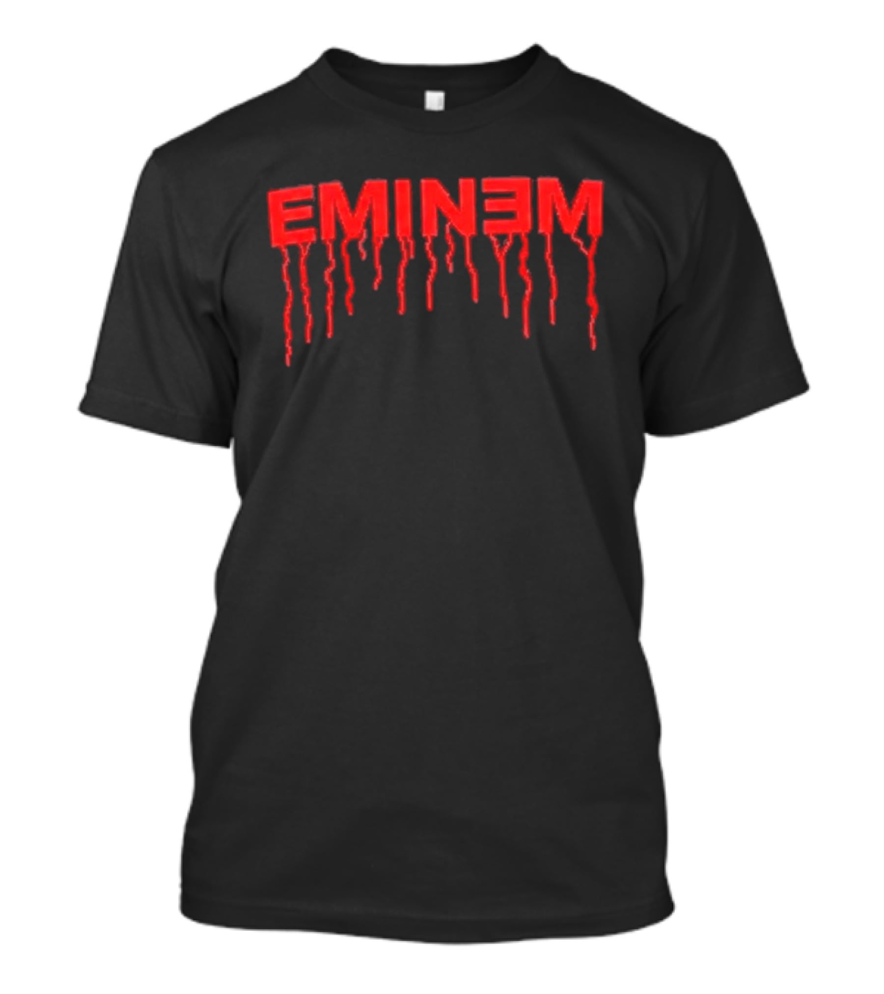 Eminem Slim Shady Jason Mask Chainsaw Halloween T-Shirt