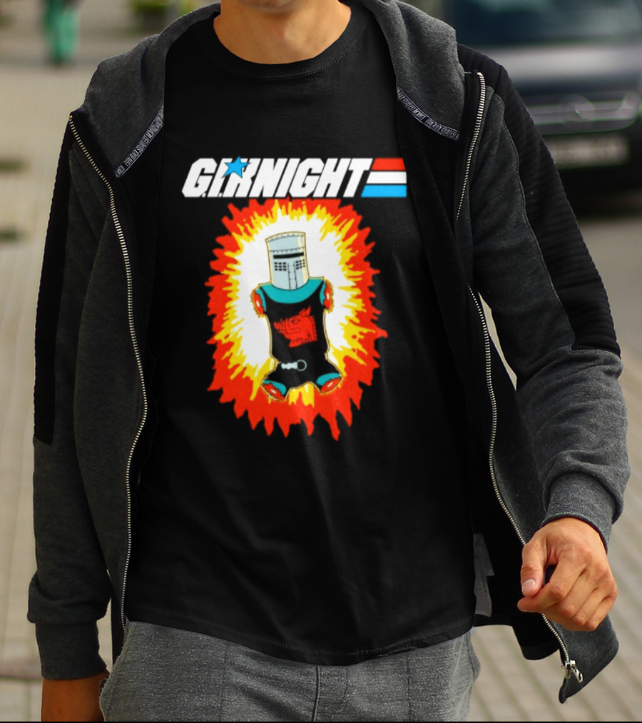 GI Night Black Knight Monty Python Exploding T-Shirt