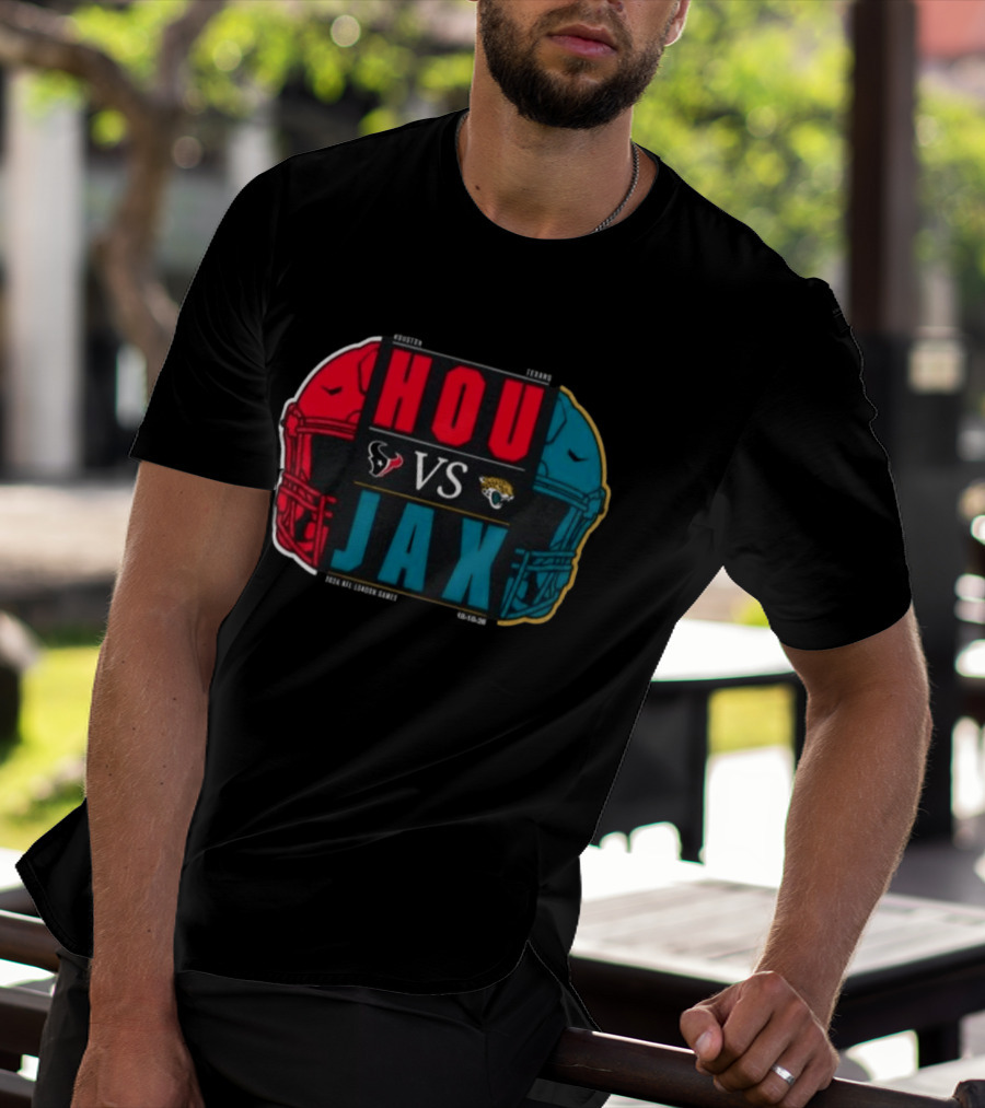 Houston Texans Vs Jacksonville Jaguars 2026 London International City Games Match Up T-Shirt