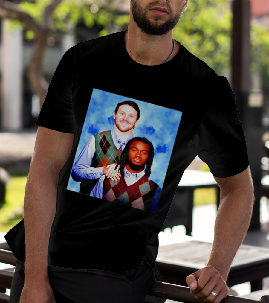 Josh Allen James Cook Buffalo Bills Step Brothers Meme Football Comedy T-Shirt