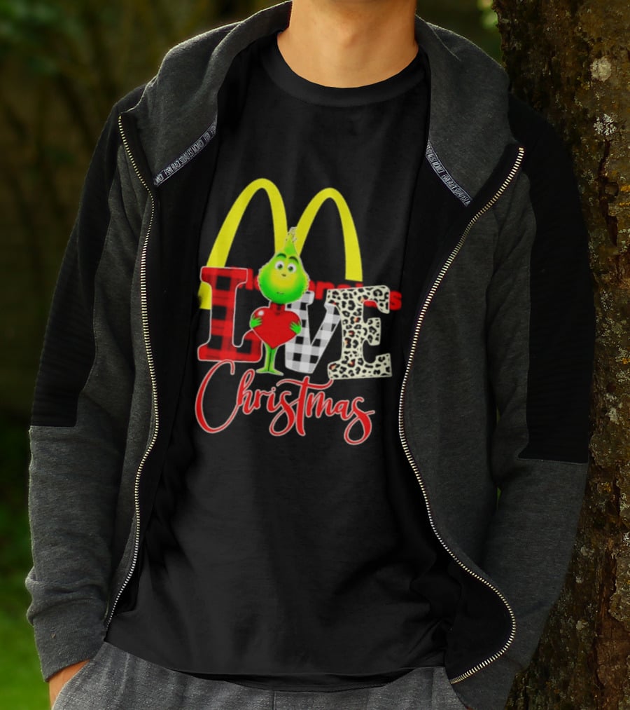 McDonald's Grinch Love Christmas 2026 Collaboration T-Shirt