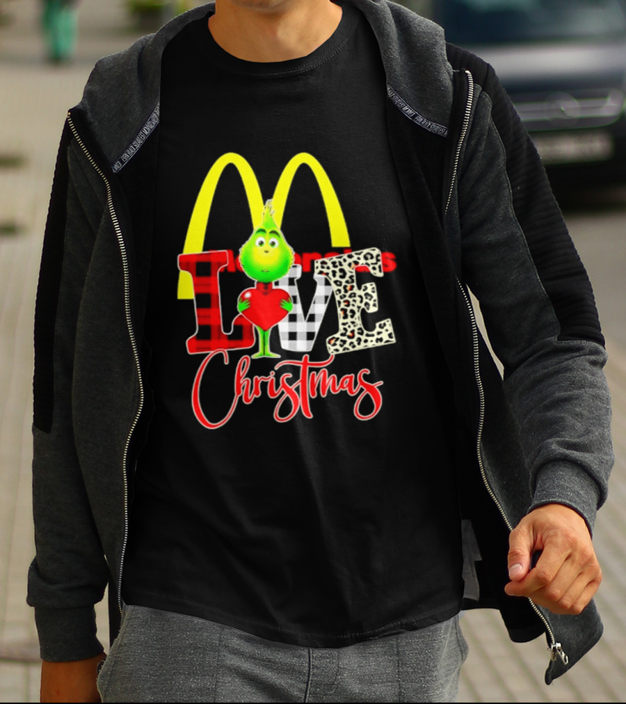 McDonald's Grinch Love Christmas 2026 Collaboration T-Shirt