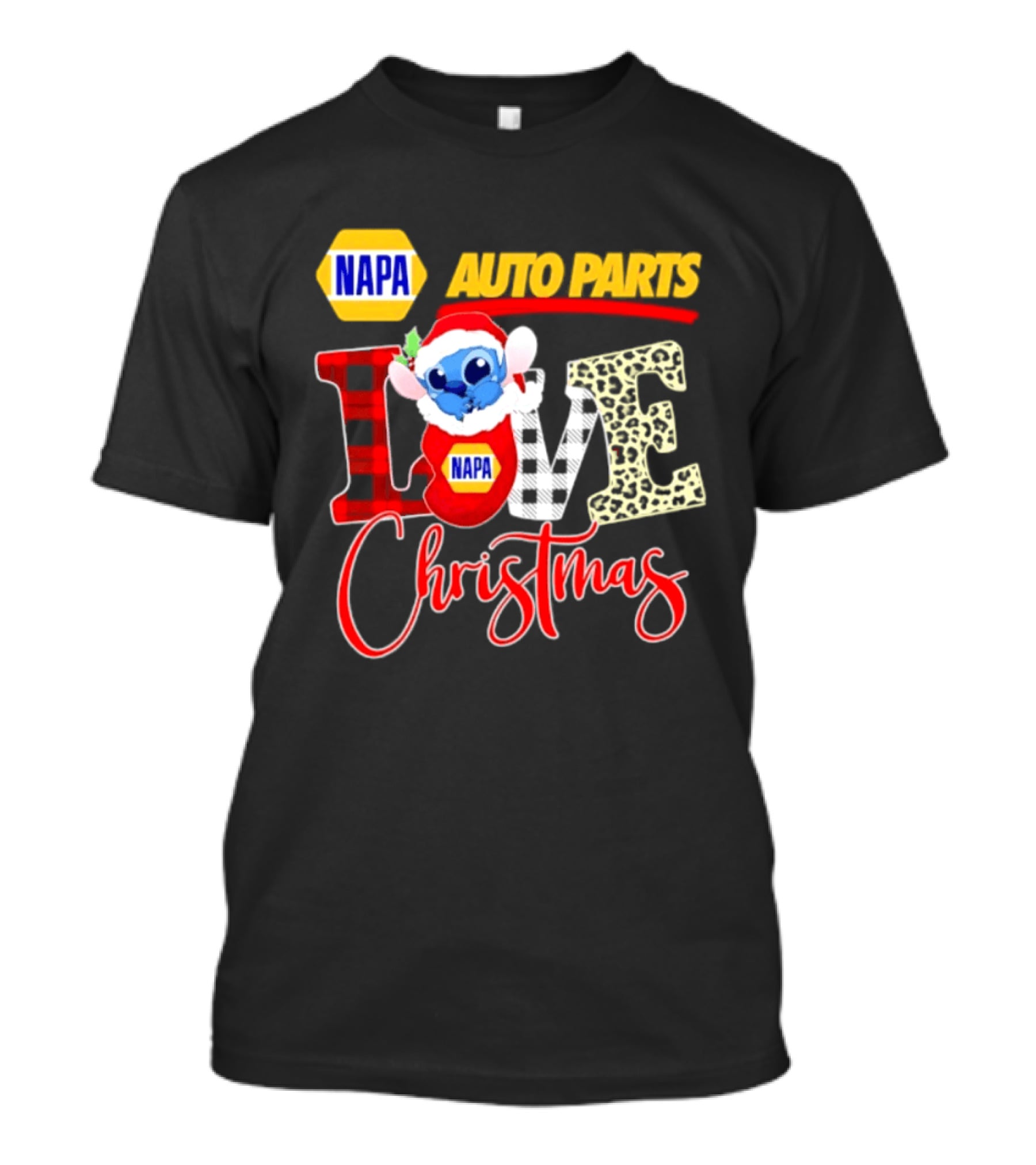 NAPA Auto Parts Stitch Christmas Love Holiday 2026 T-Shirt