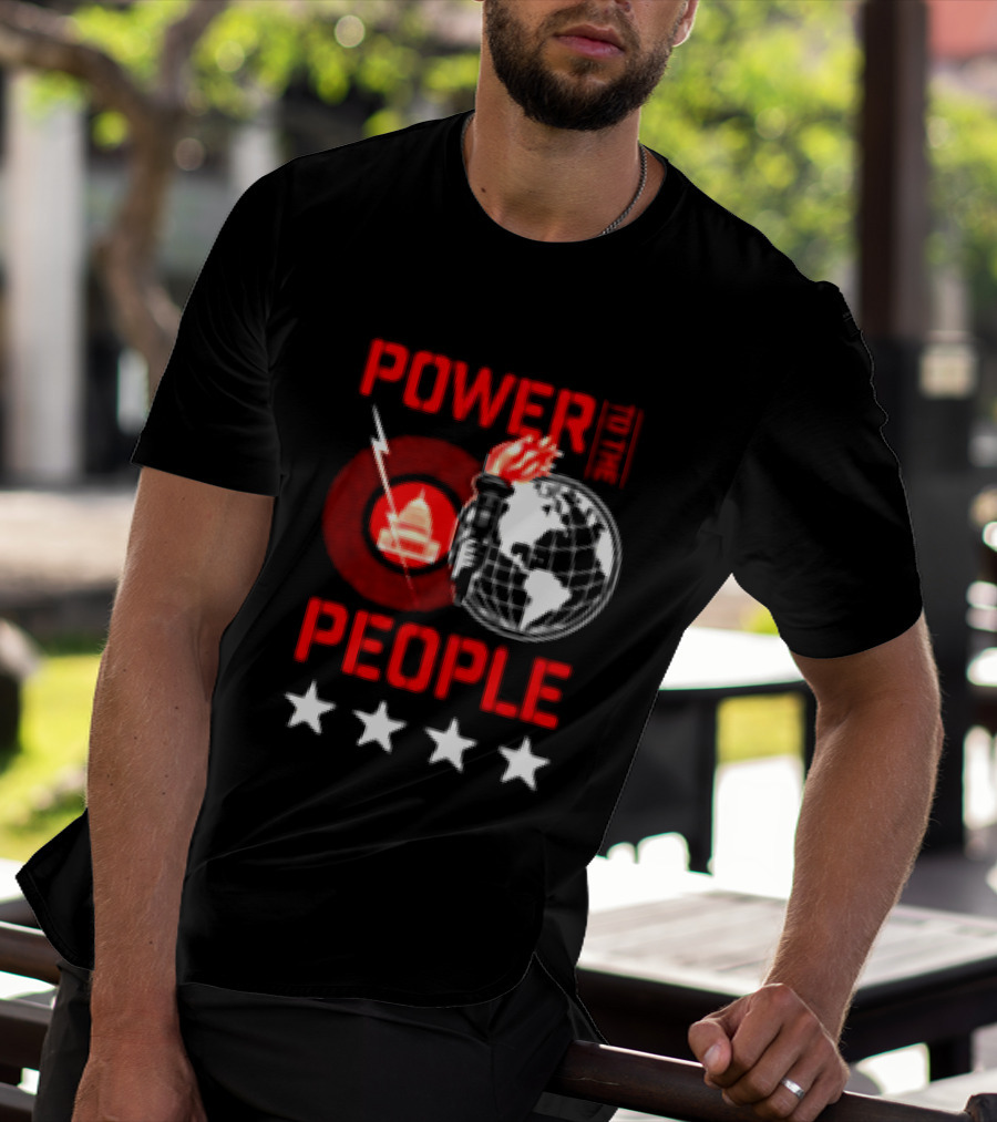 Power To The People 2026 Columbia MD October 3 Merriweather Post Pavilion Capitol Globe Torch T-Shirt
