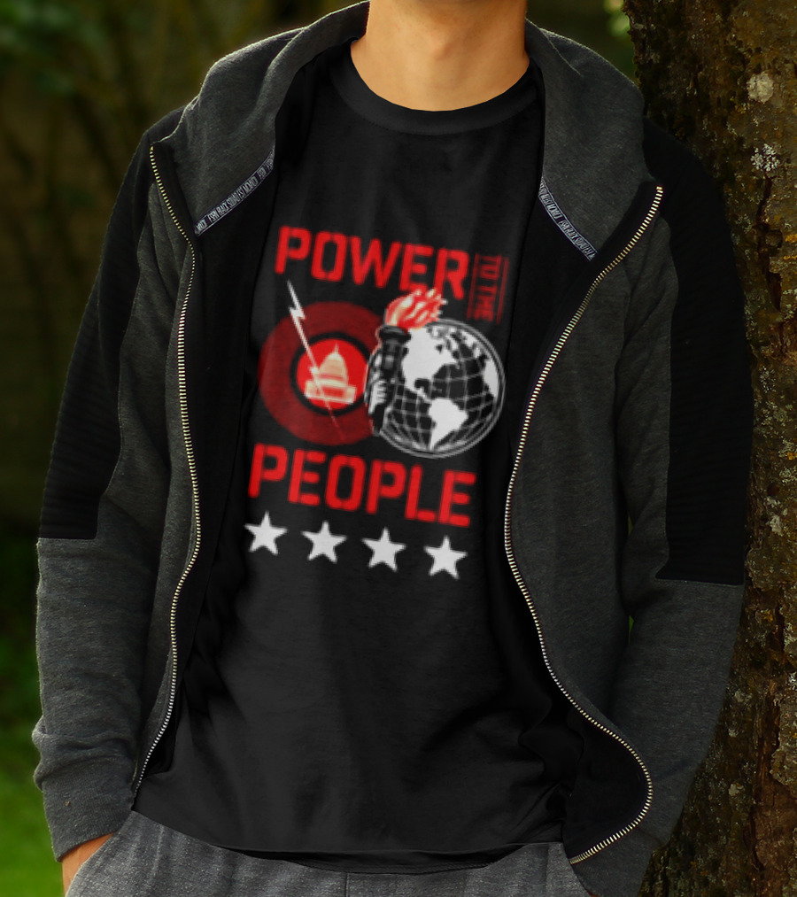 Power To The People 2026 Columbia MD October 3 Merriweather Post Pavilion Capitol Globe Torch T-Shirt