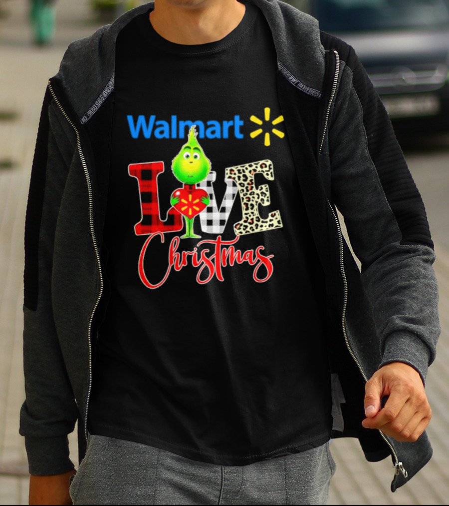 Walmart Grinch Love Christmas 2026 Cartoon T-Shirt