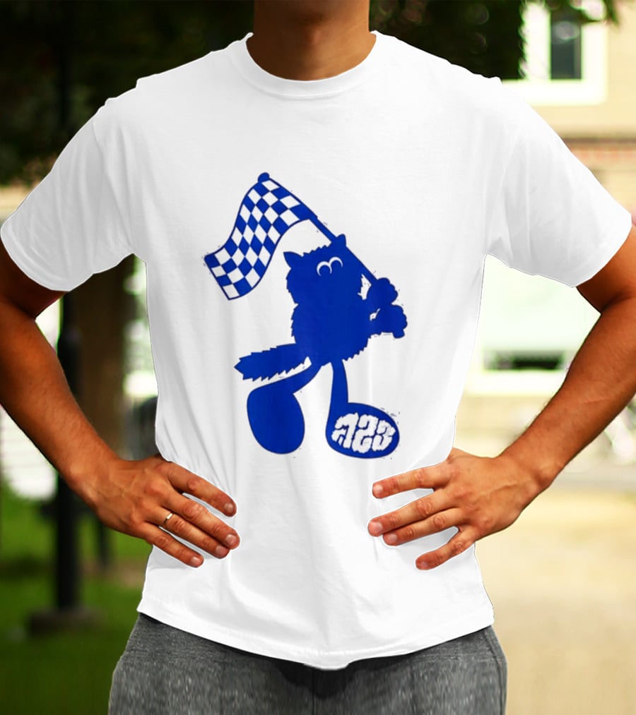 Alex Albon Quadrant Singapore Race Week Mascot 23 Checkered Flag T-Shirt