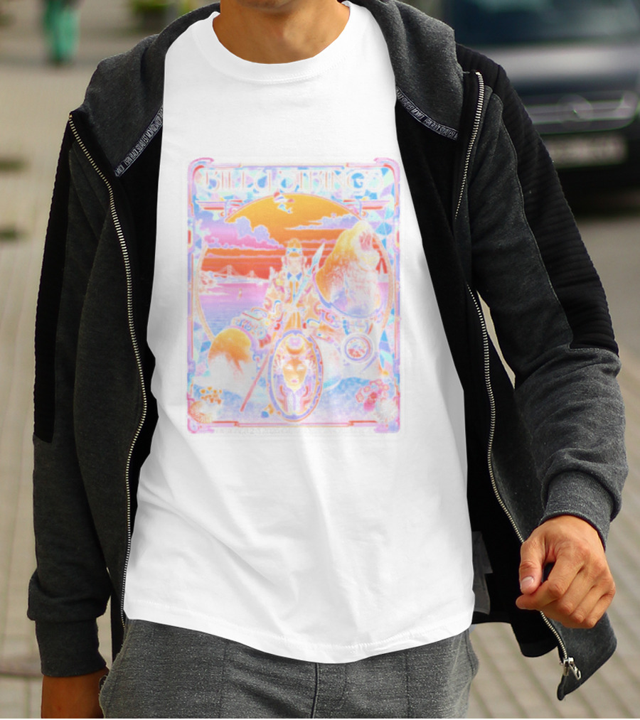 Billy Strings Psychedelic Concert Oakland Arena 2026 Peaceful Warrior And Cosmic T-Shirt