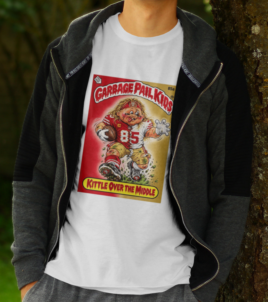 Garbage Pail Kids 85a Kittle Over The Middle San Francisco 49ers Football T-Shirt