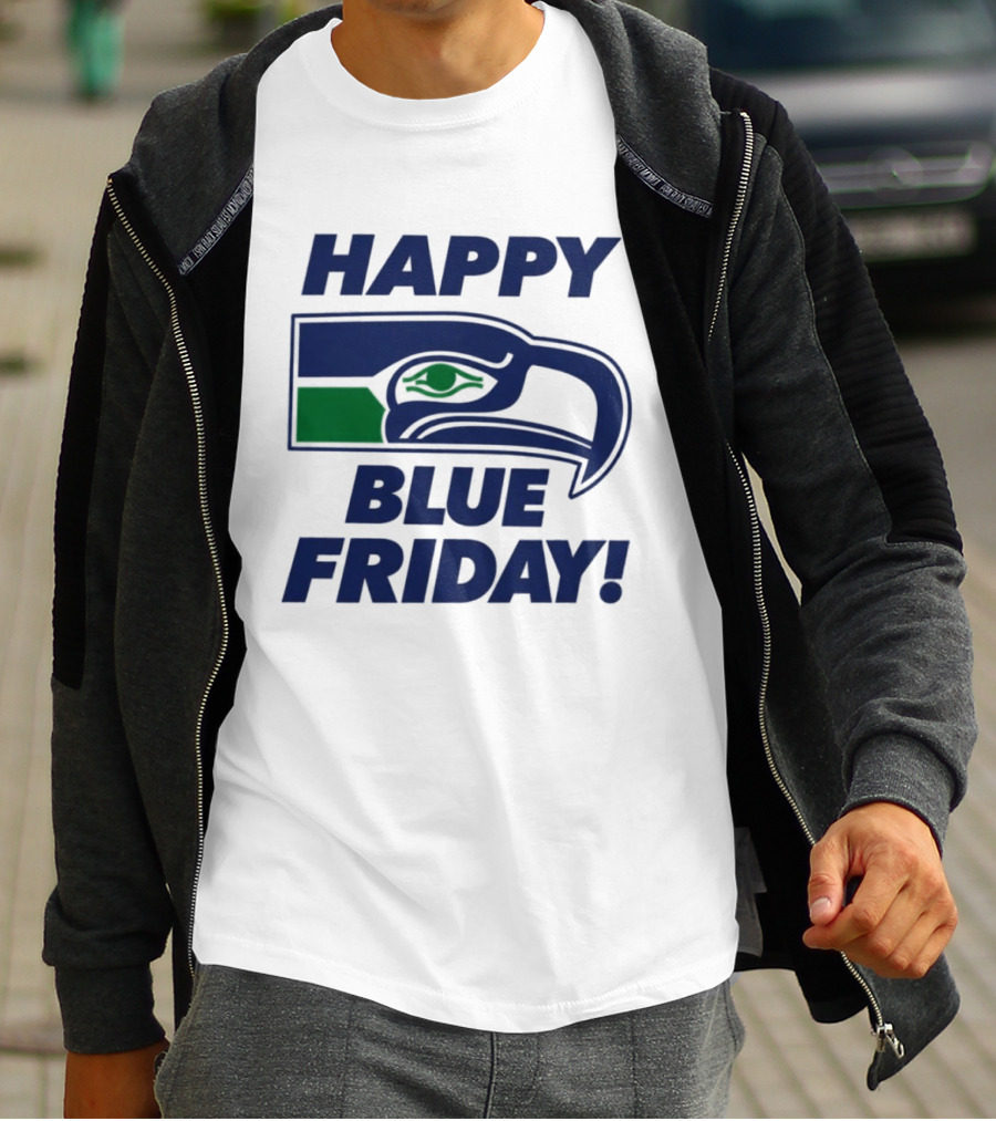 Happy Blue Friday Seattle Seahawks Fan Celebration T-Shirt