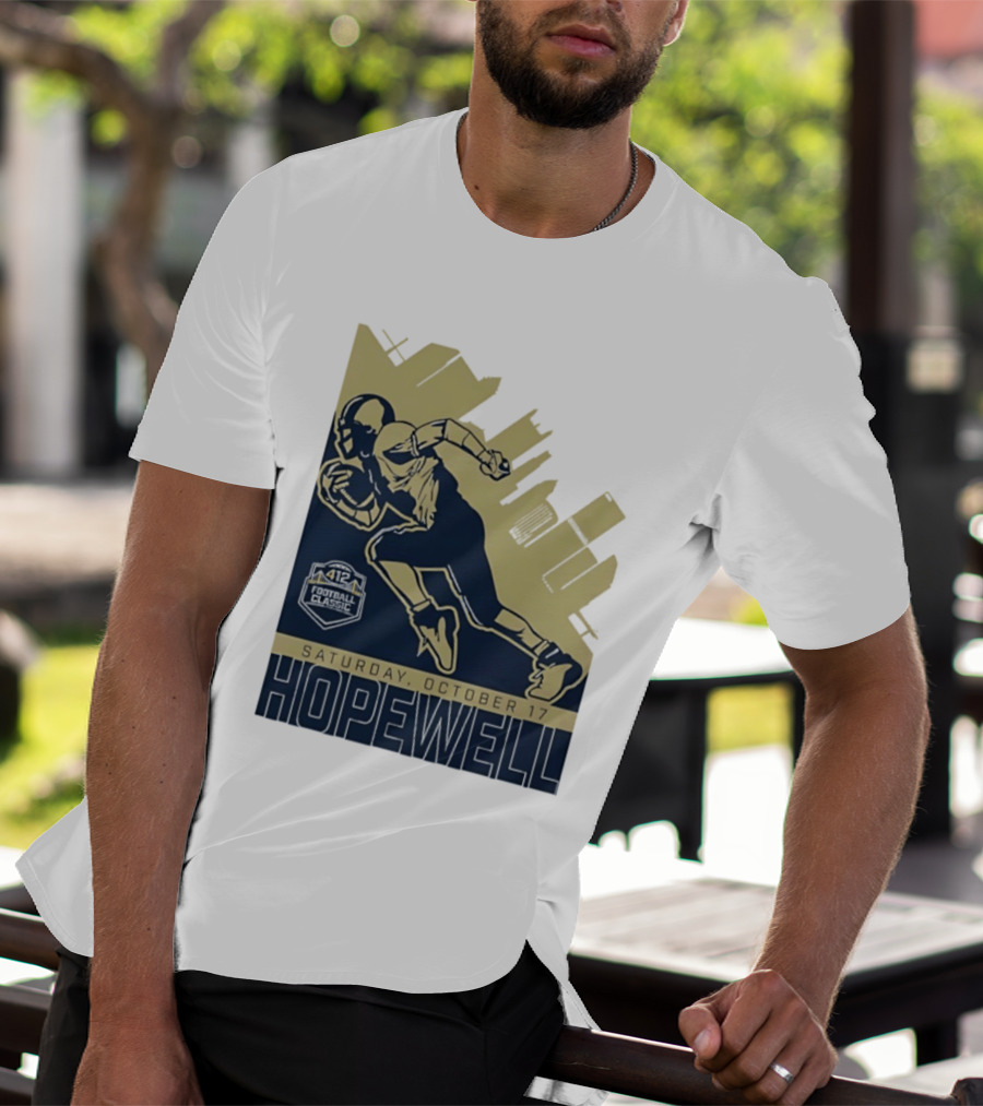 Hopewell Football Classic Saturday October 17 City Skyline T-Shirt