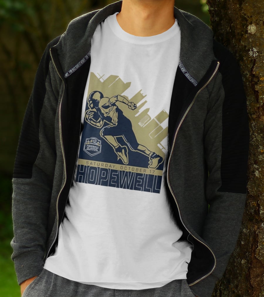 Hopewell Football Classic Saturday October 17 City Skyline T-Shirt