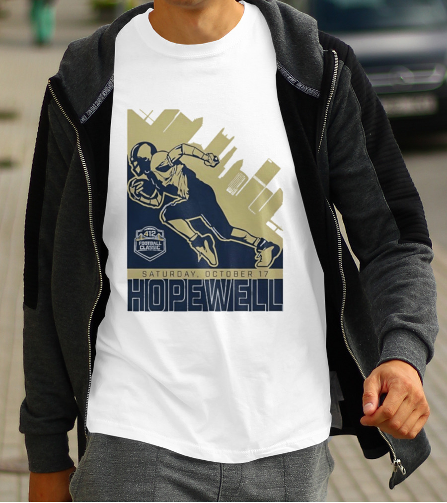 Hopewell Football Classic Saturday October 17 City Skyline T-Shirt