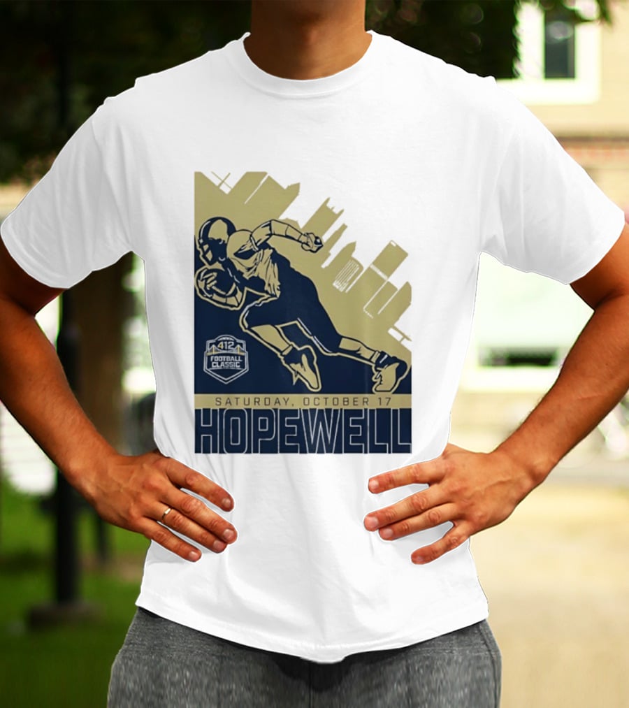 Hopewell Football Classic Saturday October 17 City Skyline T-Shirt