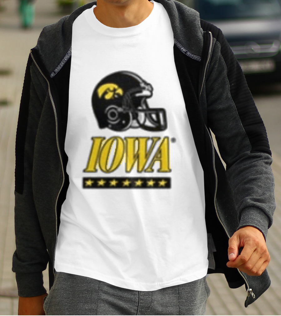 Iowa Hawkeyes Helmet 2026 ESPN College Gameday Runner T-Shirt