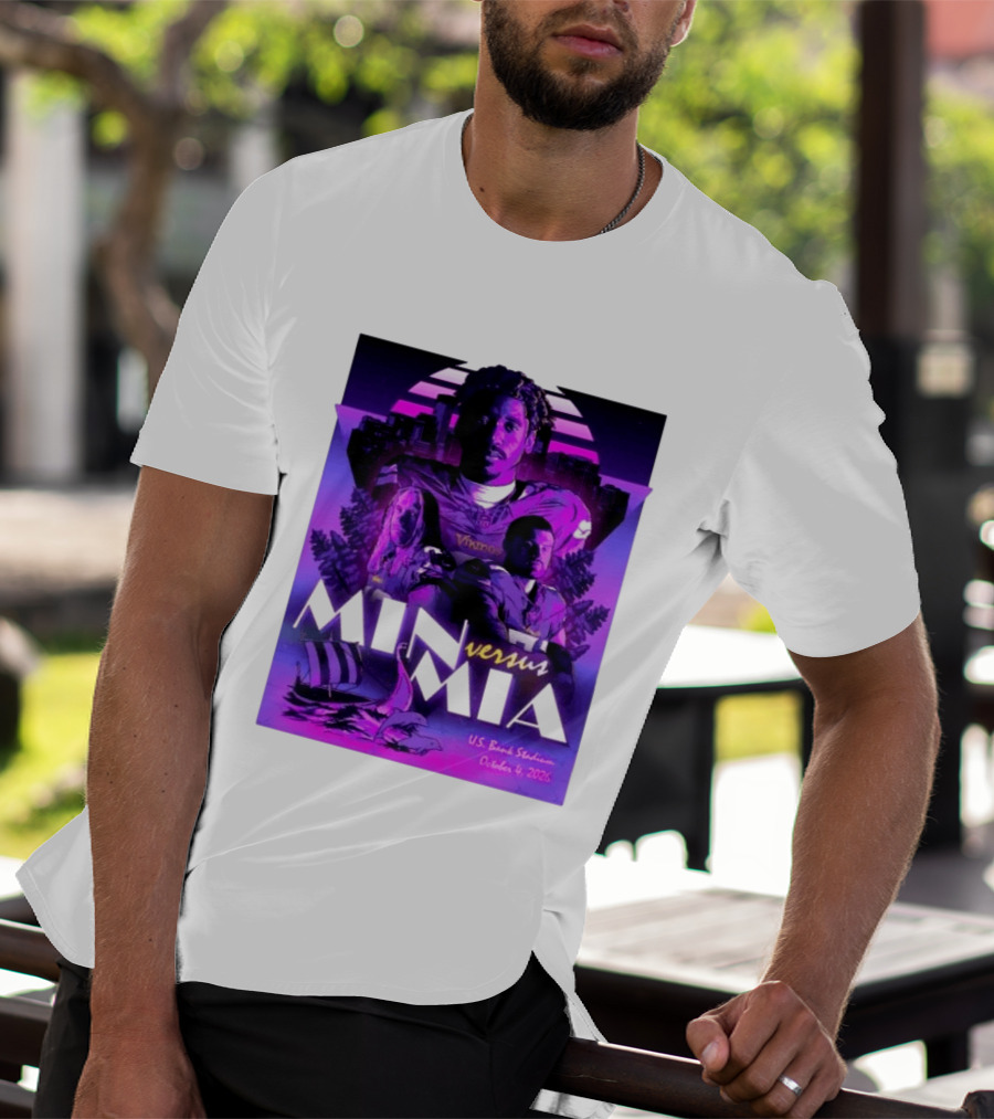 MIN Vs MIA U.S Bank Stadium October 4 2026 T-Shirt