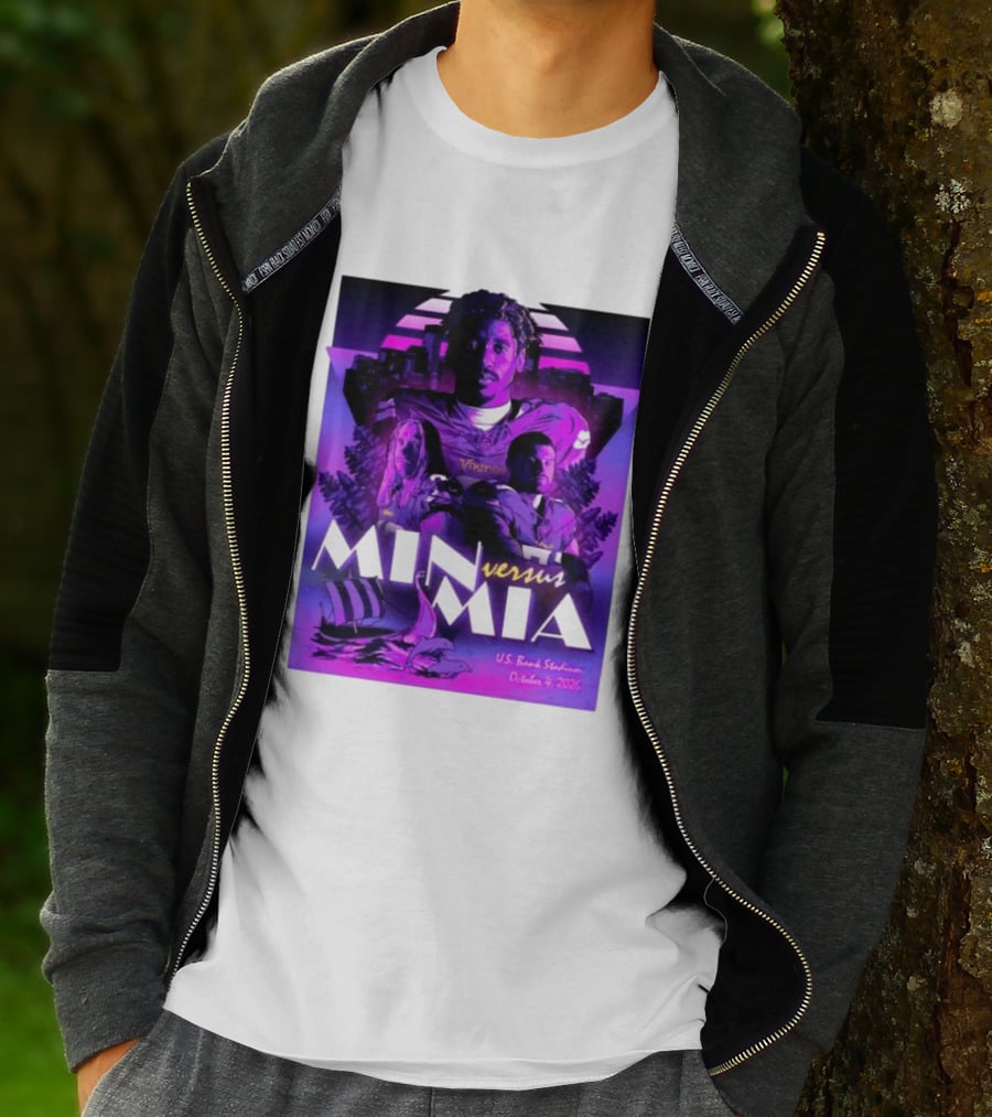 MIN Vs MIA U.S Bank Stadium October 4 2026 T-Shirt