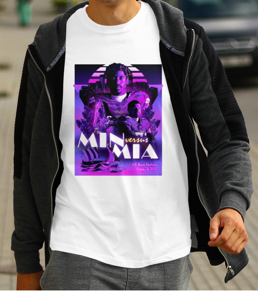MIN Vs MIA U.S Bank Stadium October 4 2026 T-Shirt