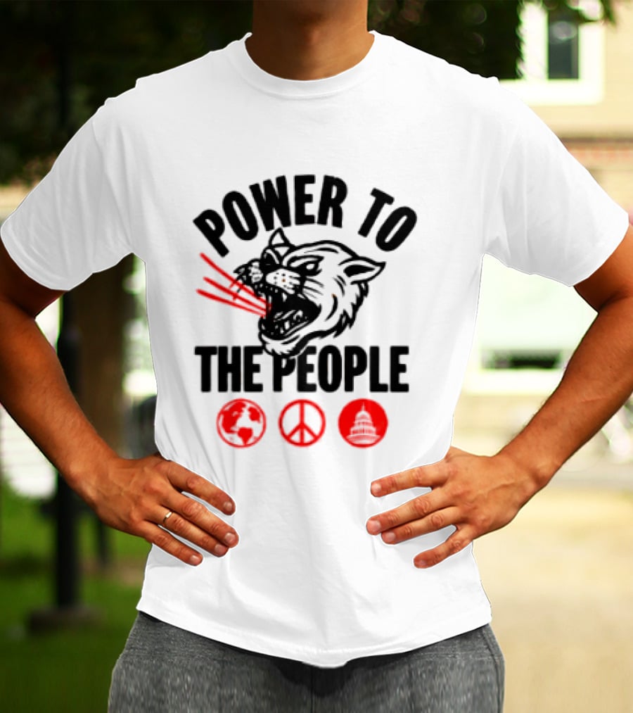 Power To The People 2026 Columbia MD October 3 Merriweather Post Pavilion The Tiger Peace T-Shirt