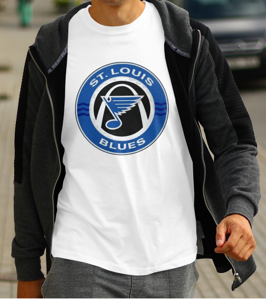 St. Louis Blues NHL Hockey Arch And Note T-Shirt
