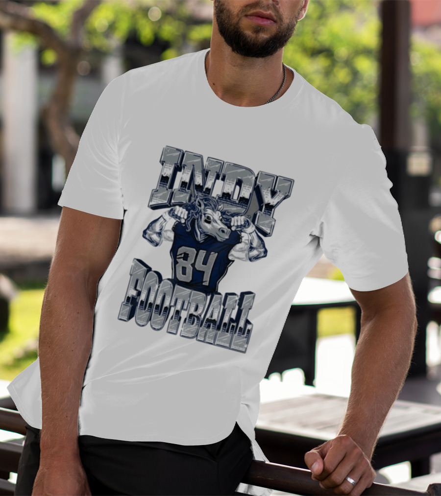 Indy Football Horse Power 84 Indianapolis Colts T-Shirt