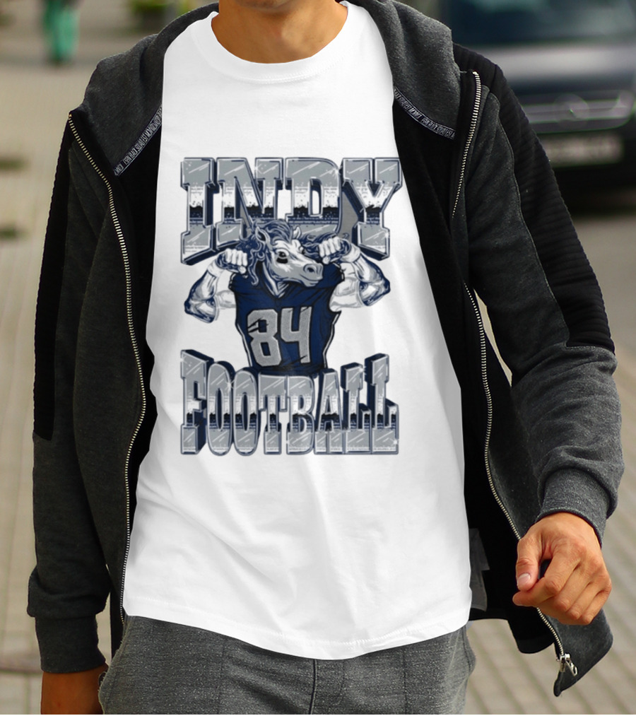 Indy Football Horse Power 84 Indianapolis Colts T-Shirt