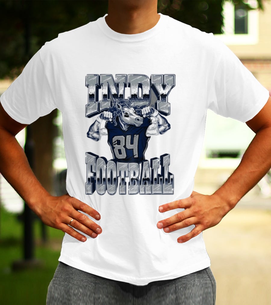 Indy Football Horse Power 84 Indianapolis Colts T-Shirt