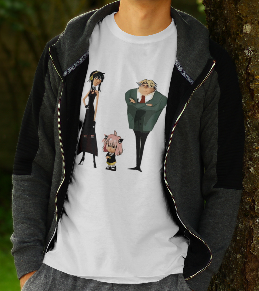 Despicable X Family Loid Forger Yor Forger Anya Forger Spy X Family Characters T-Shirt